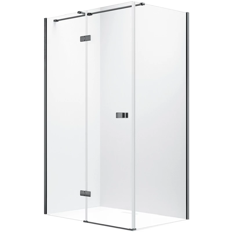 Synergy Vodas 8 1400mm Left Hand Black Stella Hinged Door