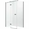 Synergy Vodas 8 1600mm Left Hand Black Stella Hinged Door