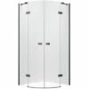 Synergy Vodas 8 Stella Black 900mm Quadrant Hinged Enclosure