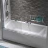 Twyford Athena Bath 1700x750mm 2 Tap Holes