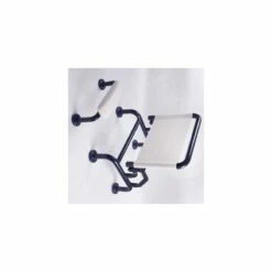 Twyford Avalon Folding Shower Seat Doc.M Compliant Blue