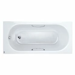 Twyford Opal 1500x700mm Bath No Tap Hole Anti Slip