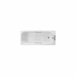 Twyford Shallow Bath 1700×700 2 Tap Slip Resist With Grips