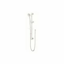 Twyford Sola Shower Rail, Hose & Single Function Head
