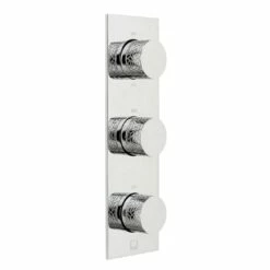 Vado Omika 3 Outlet 3 Handle Thermostatic Valve With All-Flow