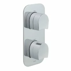 Vado Kovera 2 Outlet 2 Handle Thermostatic Valve With All-Flow